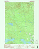 Jackman Maine Historical topographic map, 1:24000 scale, 7.5 X 7.5 Minute, Year 1989