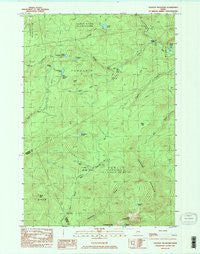 Jackson Mountain Maine Historical topographic map, 1:24000 scale, 7.5 X 7.5 Minute, Year 1984