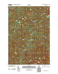 Jackson Mountain Maine Historical topographic map, 1:24000 scale, 7.5 X 7.5 Minute, Year 2011
