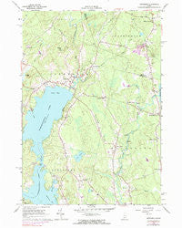 Jefferson Maine Historical topographic map, 1:24000 scale, 7.5 X 7.5 Minute, Year 1965