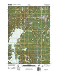 Jefferson Maine Historical topographic map, 1:24000 scale, 7.5 X 7.5 Minute, Year 2011