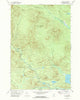 Jim Pond Maine Historical topographic map, 1:24000 scale, 7.5 X 7.5 Minute, Year 1969