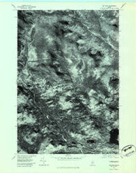 Jim Pond Maine Historical topographic map, 1:24000 scale, 7.5 X 7.5 Minute, Year 1977