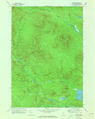 Jim Pond Maine Historical topographic map, 1:24000 scale, 7.5 X 7.5 Minute, Year 1969