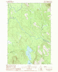Jimmey Mountain Maine Historical topographic map, 1:24000 scale, 7.5 X 7.5 Minute, Year 1988