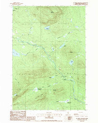 Jo-Mary Mountain Maine Historical topographic map, 1:24000 scale, 7.5 X 7.5 Minute, Year 1988