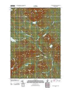 Jo-Mary Mountain Maine Historical topographic map, 1:24000 scale, 7.5 X 7.5 Minute, Year 2011