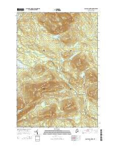 Jo-Mary Mountain Maine Current topographic map, 1:24000 scale, 7.5 X 7.5 Minute, Year 2014