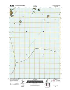 Johns Island Maine Historical topographic map, 1:24000 scale, 7.5 X 7.5 Minute, Year 2011