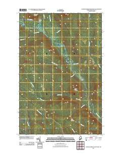 Johnson Brook Mountain Maine Historical topographic map, 1:24000 scale, 7.5 X 7.5 Minute, Year 2011
