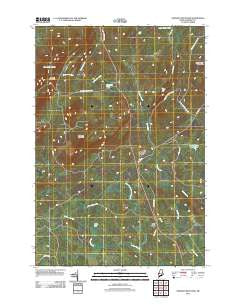 Johnson Mountain Maine Historical topographic map, 1:24000 scale, 7.5 X 7.5 Minute, Year 2011