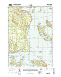 Jonesport Maine Current topographic map, 1:24000 scale, 7.5 X 7.5 Minute, Year 2014
