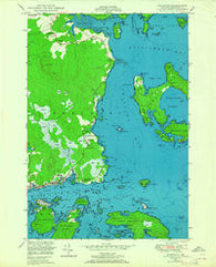 Jonesport Maine Historical topographic map, 1:24000 scale, 7.5 X 7.5 Minute, Year 1948