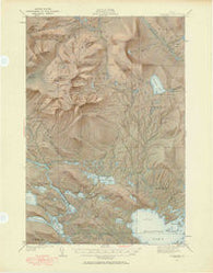Katahdin Maine Historical topographic map, 1:62500 scale, 15 X 15 Minute, Year 1949
