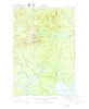 Katahdin Maine Historical topographic map, 1:62500 scale, 15 X 15 Minute, Year 1949
