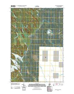 Kelleyland Maine Historical topographic map, 1:24000 scale, 7.5 X 7.5 Minute, Year 2011
