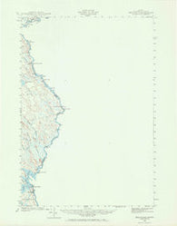 Kellyland Maine Historical topographic map, 1:62500 scale, 15 X 15 Minute, Year 1940