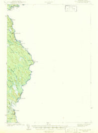 Kellyland Maine Historical topographic map, 1:62500 scale, 15 X 15 Minute, Year 1942