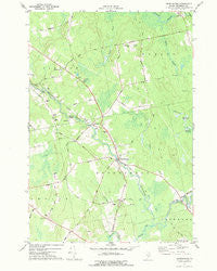Kenduskeag Maine Historical topographic map, 1:24000 scale, 7.5 X 7.5 Minute, Year 1977