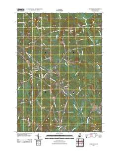 Kenduskeag Maine Historical topographic map, 1:24000 scale, 7.5 X 7.5 Minute, Year 2011