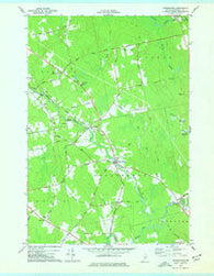 Kenduskeag Maine Historical topographic map, 1:24000 scale, 7.5 X 7.5 Minute, Year 1977
