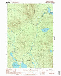 Kennebago Maine Historical topographic map, 1:24000 scale, 7.5 X 7.5 Minute, Year 1997