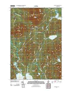 Kennebago Maine Historical topographic map, 1:24000 scale, 7.5 X 7.5 Minute, Year 2011