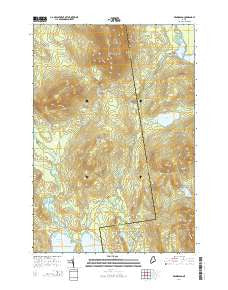 Kennebago Maine Current topographic map, 1:24000 scale, 7.5 X 7.5 Minute, Year 2014