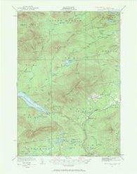 Kennebago Lake Maine Historical topographic map, 1:62500 scale, 15 X 15 Minute, Year 1932