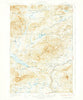 Kennebago Lake Maine Historical topographic map, 1:62500 scale, 15 X 15 Minute, Year 1936