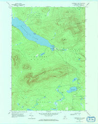 Kennebago Lake Maine Historical topographic map, 1:24000 scale, 7.5 X 7.5 Minute, Year 1970