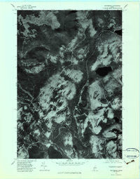 Kennebago Maine Historical topographic map, 1:24000 scale, 7.5 X 7.5 Minute, Year 1977