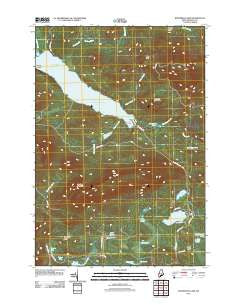 Kennebago Lake Maine Historical topographic map, 1:24000 scale, 7.5 X 7.5 Minute, Year 2011