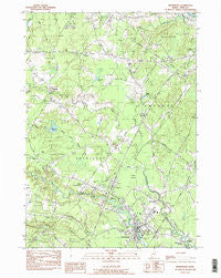 Kennebunk Maine Historical topographic map, 1:24000 scale, 7.5 X 7.5 Minute, Year 1983