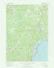 Kennebunk Maine Historical topographic map, 1:62500 scale, 15 X 15 Minute, Year 1956