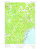 Kennebunk Maine Historical topographic map, 1:62500 scale, 15 X 15 Minute, Year 1956
