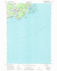 Kennebunkport Maine Historical topographic map, 1:24000 scale, 7.5 X 7.5 Minute, Year 1956