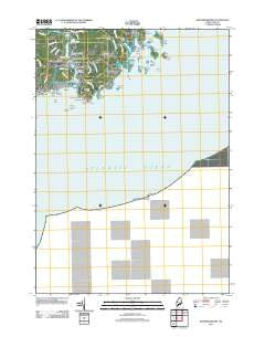 Kennebunkport Maine Historical topographic map, 1:24000 scale, 7.5 X 7.5 Minute, Year 2011