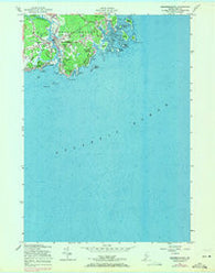 Kennebunkport Maine Historical topographic map, 1:24000 scale, 7.5 X 7.5 Minute, Year 1956