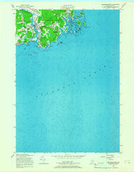 Kennebunkport Maine Historical topographic map, 1:24000 scale, 7.5 X 7.5 Minute, Year 1956