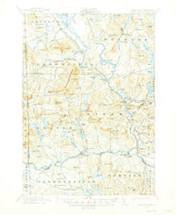 Kezar Falls Maine Historical topographic map, 1:62500 scale, 15 X 15 Minute, Year 1911