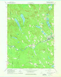 Kezar Falls Maine Historical topographic map, 1:24000 scale, 7.5 X 7.5 Minute, Year 1964