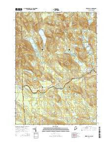 Kezar Falls Maine Current topographic map, 1:24000 scale, 7.5 X 7.5 Minute, Year 2014