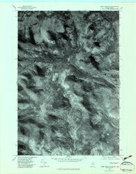 Kibby Mountain Maine Historical topographic map, 1:24000 scale, 7.5 X 7.5 Minute, Year 1977