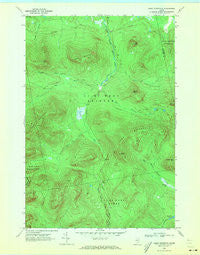 Kibby Mountain Maine Historical topographic map, 1:24000 scale, 7.5 X 7.5 Minute, Year 1970
