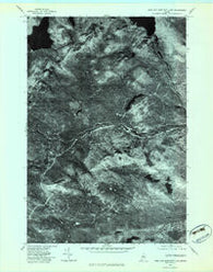 King And Bartlett Lake Maine Historical topographic map, 1:24000 scale, 7.5 X 7.5 Minute, Year 1977