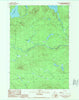 King and Bartlett Lake Maine Historical topographic map, 1:24000 scale, 7.5 X 7.5 Minute, Year 1989