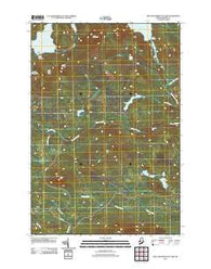 King And Bartlett Lake Maine Historical topographic map, 1:24000 scale, 7.5 X 7.5 Minute, Year 2011