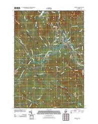 Kingfield Maine Historical topographic map, 1:24000 scale, 7.5 X 7.5 Minute, Year 2011