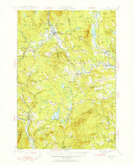 Kingfield Maine Historical topographic map, 1:62500 scale, 15 X 15 Minute, Year 1930
